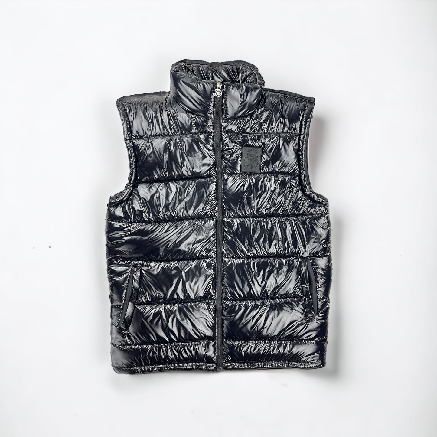 Jon Geda Men’s Puffer Vest (Black)