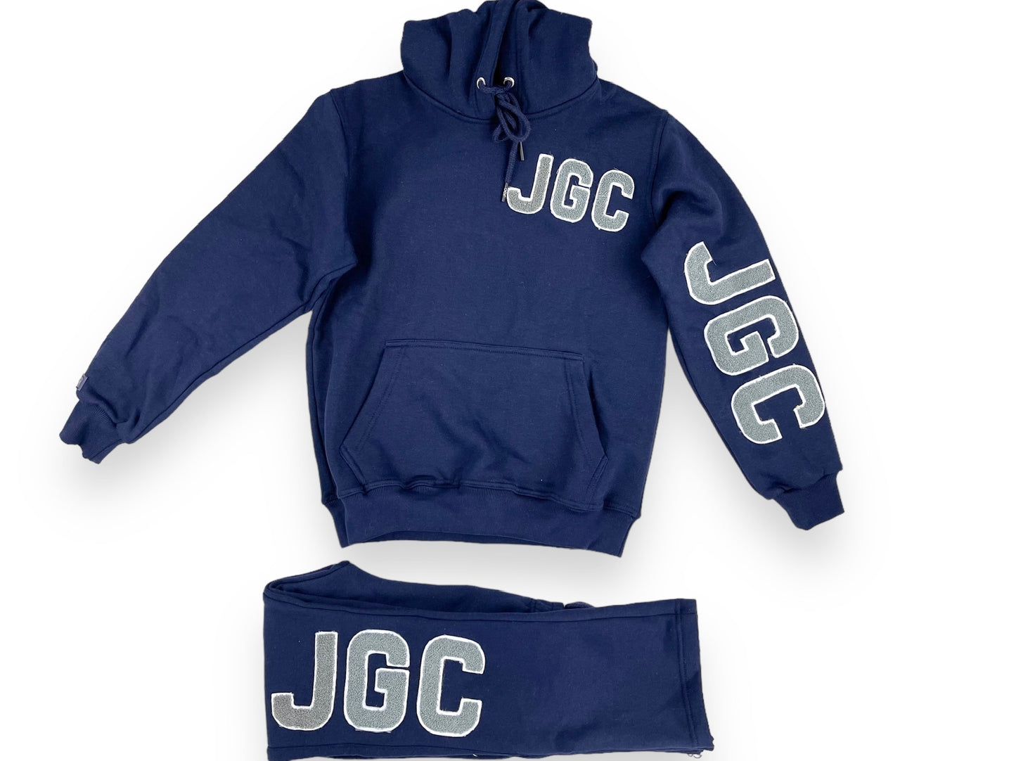Jon Geda Pullover Sweatsuit (Navy Blue)