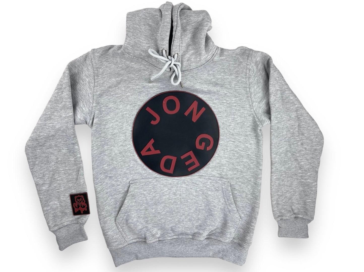 Jon Geda Black Patch Hoodie (Grey)