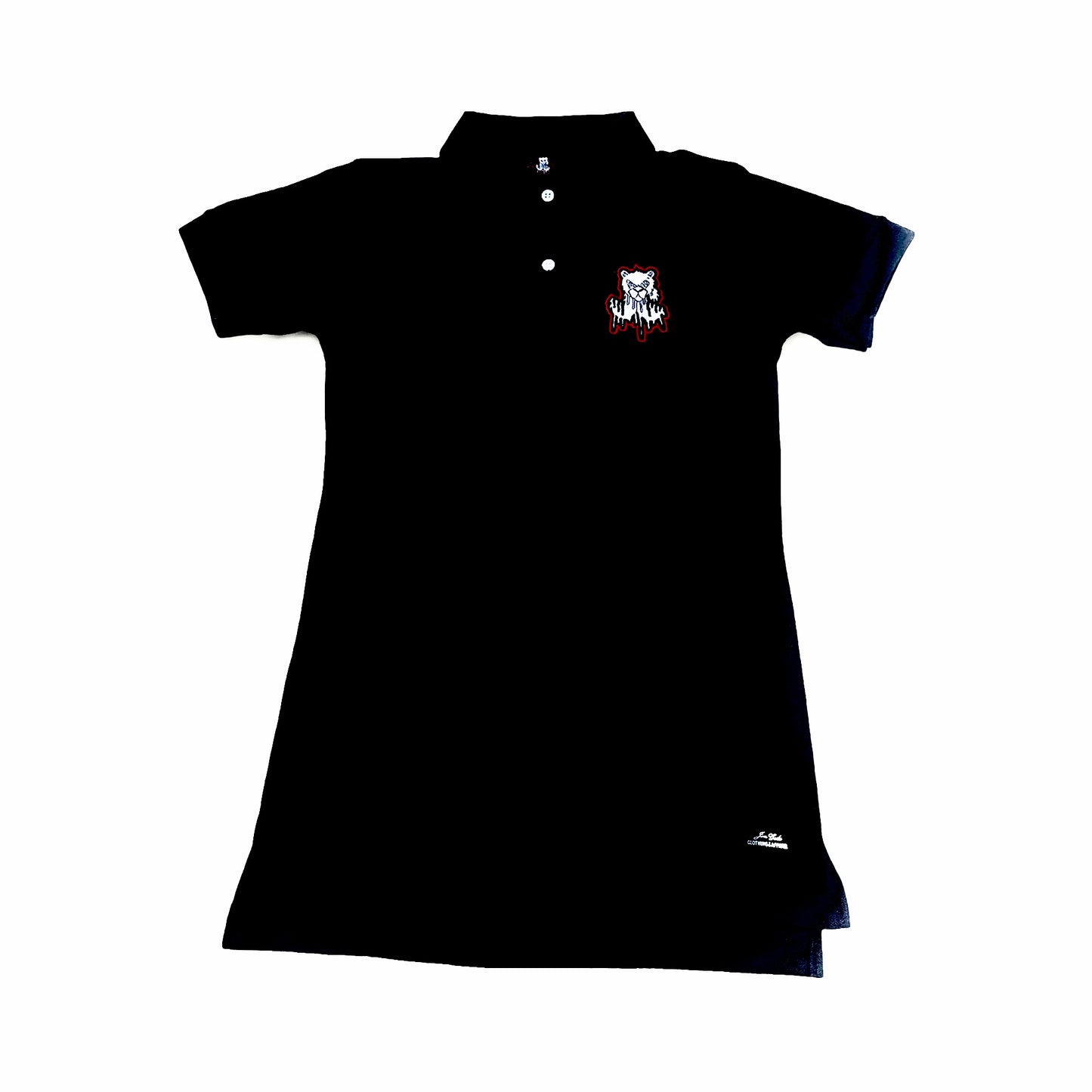 Jon Geda Black Womens Polo Shirt