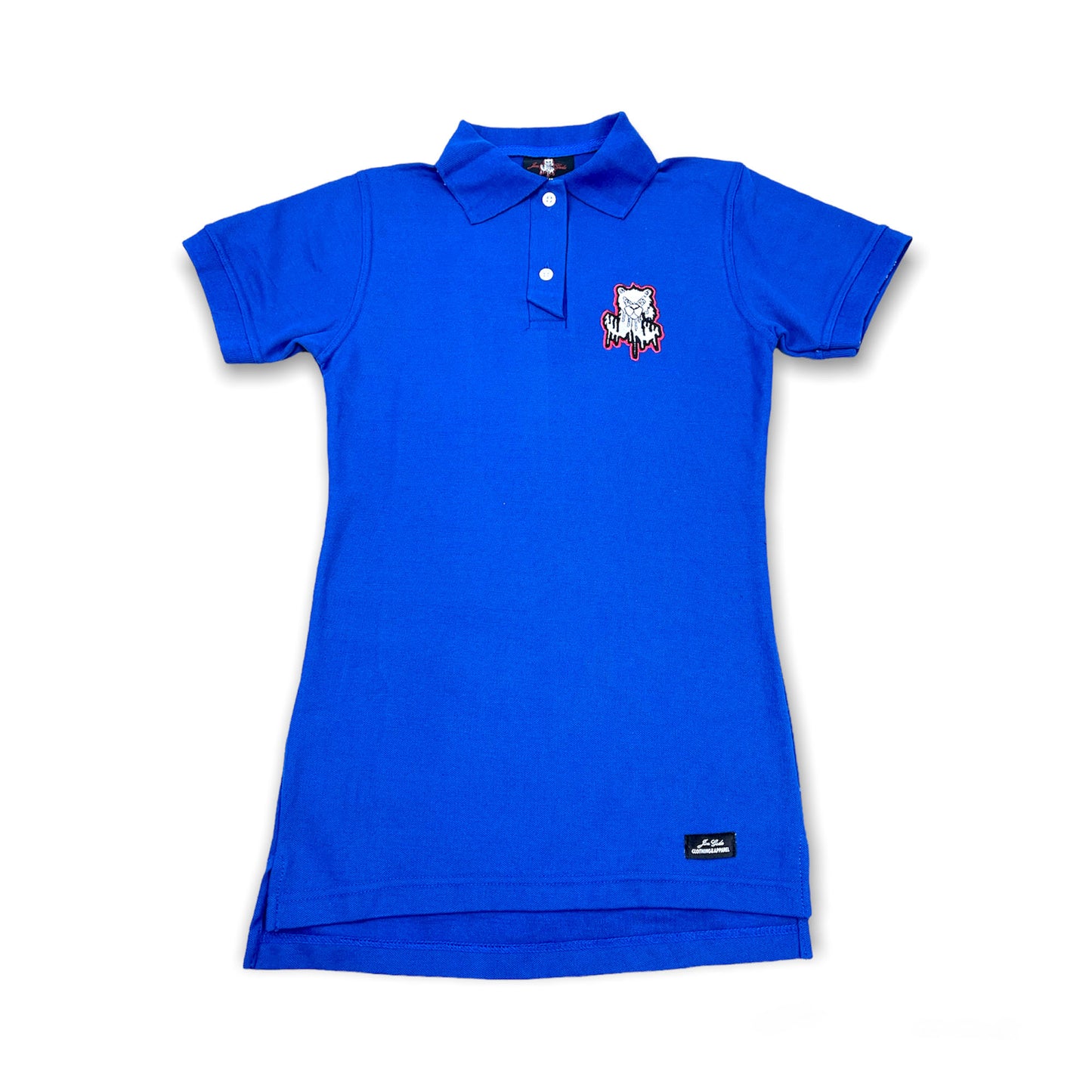 Jon Geda Blue Womens Polo Shirt