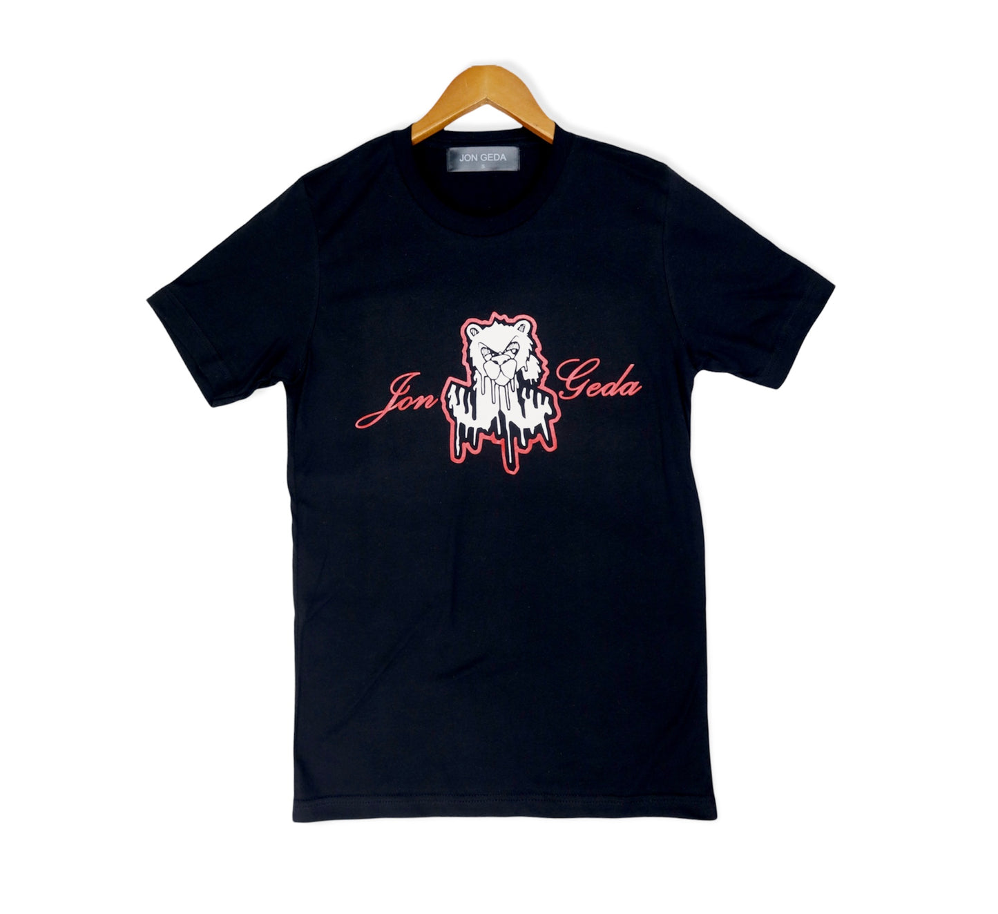 Jon Geda - Black Logo Tee