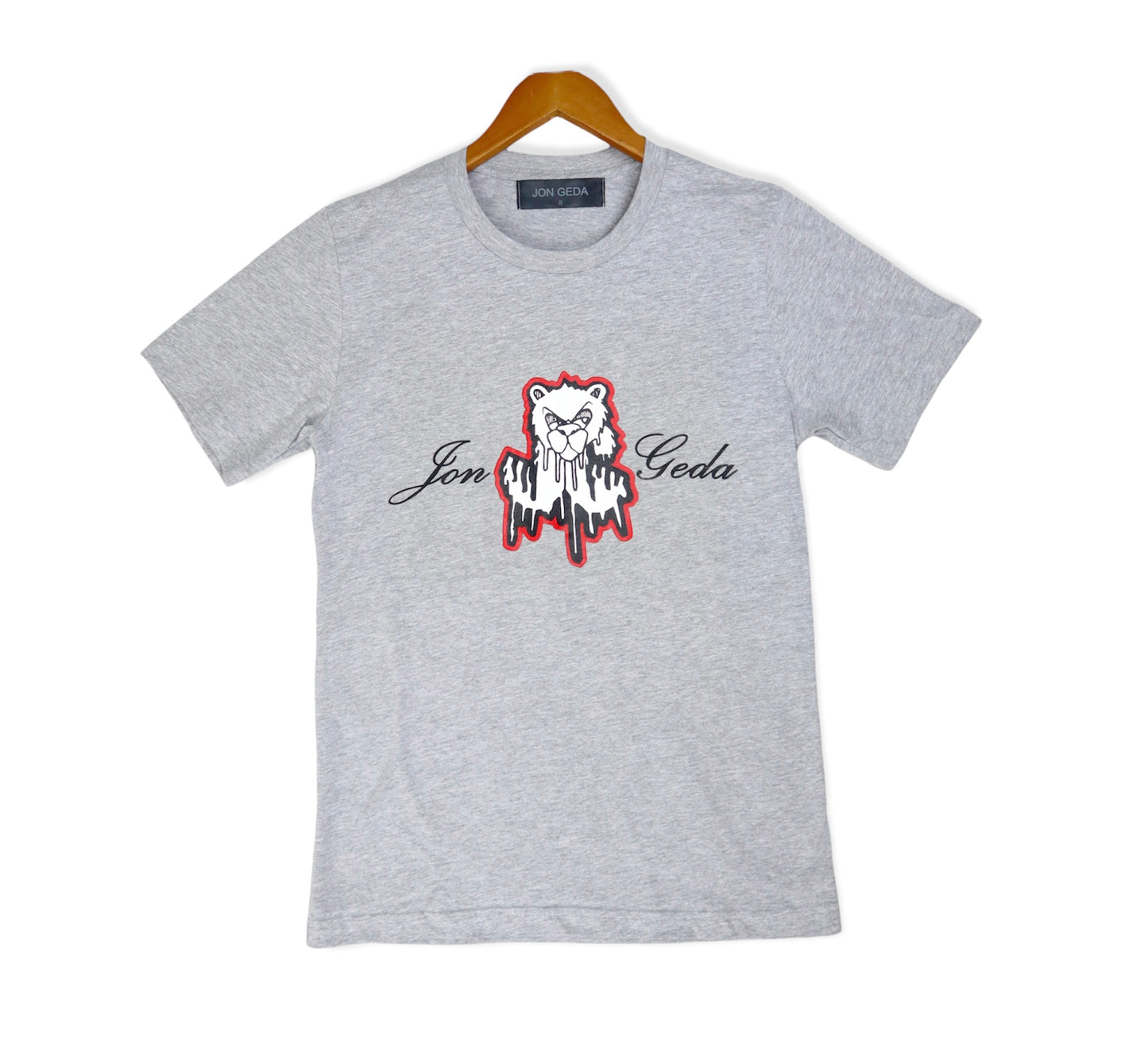 Jon Geda - Grey Logo Tee