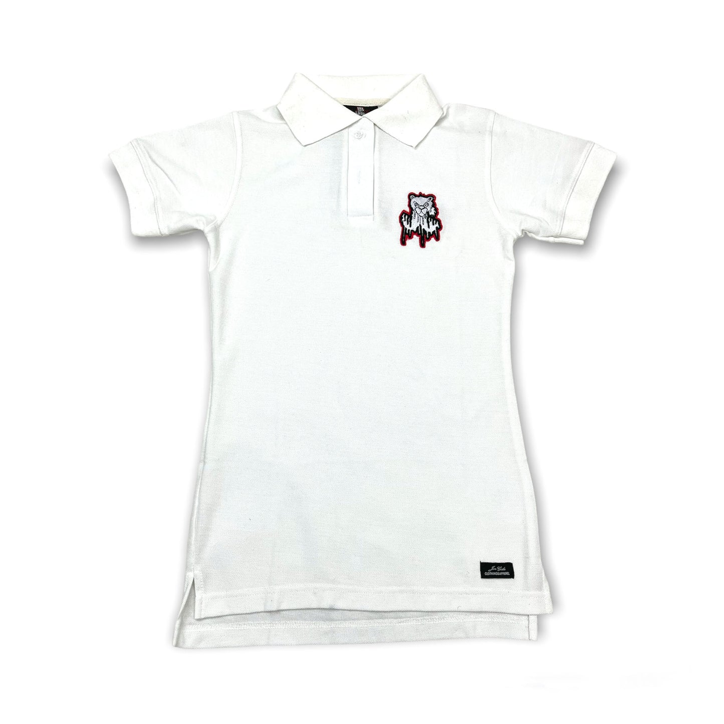 Jon Geda White Womens Polo Shirt