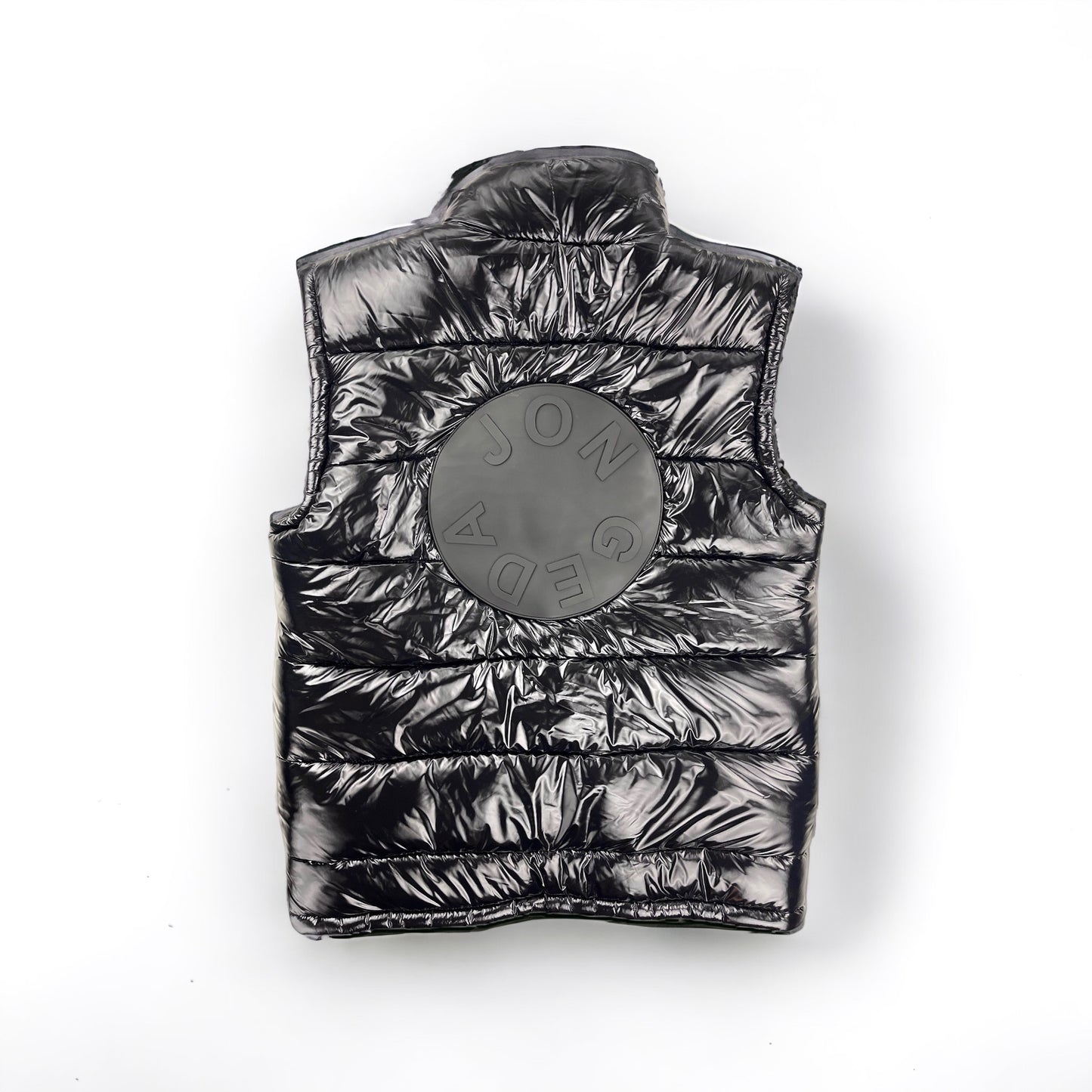 Jon Geda Men’s Puffer Vest (Black)