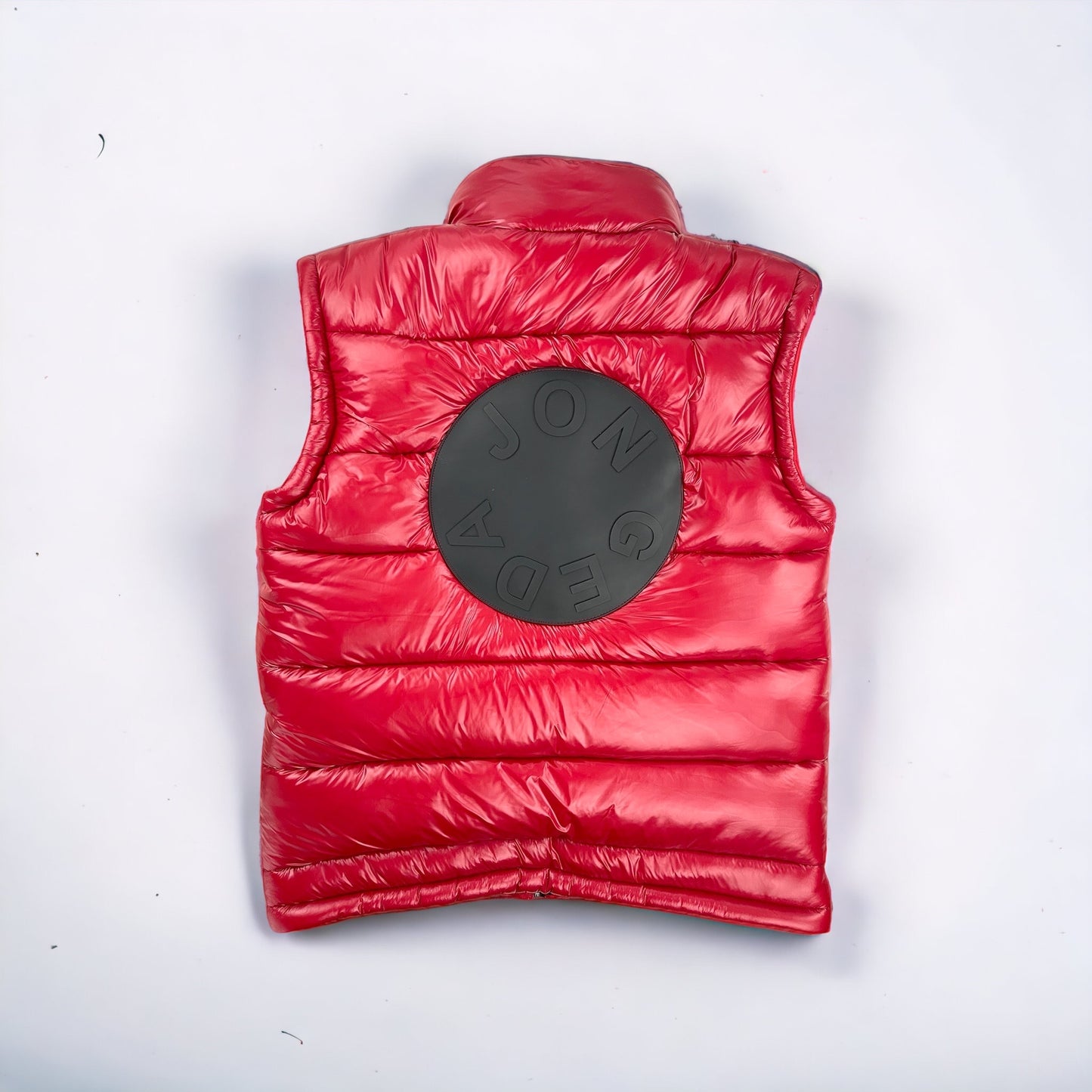 Jon Geda Men’s Puffer Vest Set (Red)