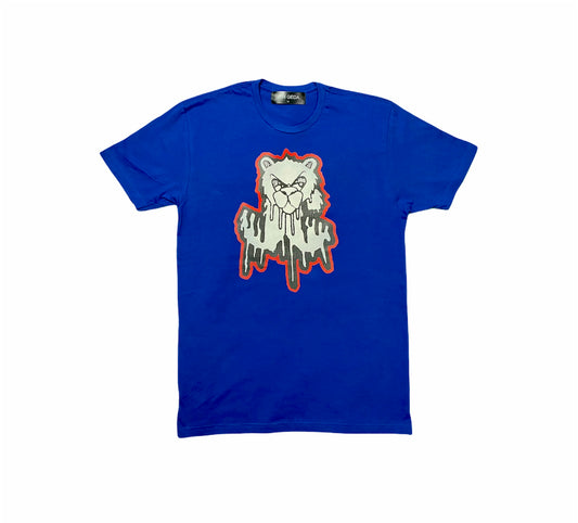 Blue “JG Print” T-shirt