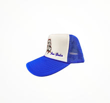 Load image into Gallery viewer, Jon Geda Trucker Hat (Royal Blue)
