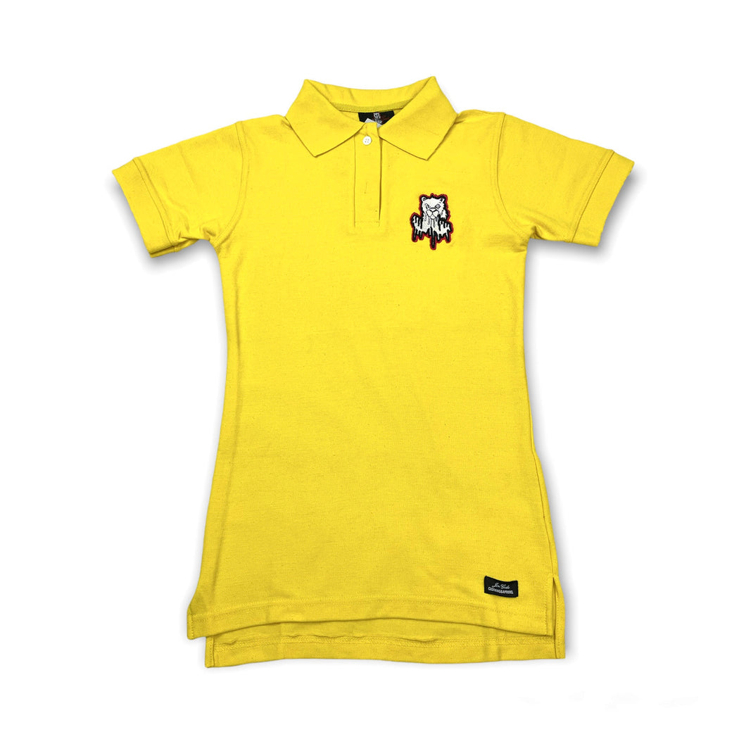 Jon Geda Yellow Womens Polo Shirt