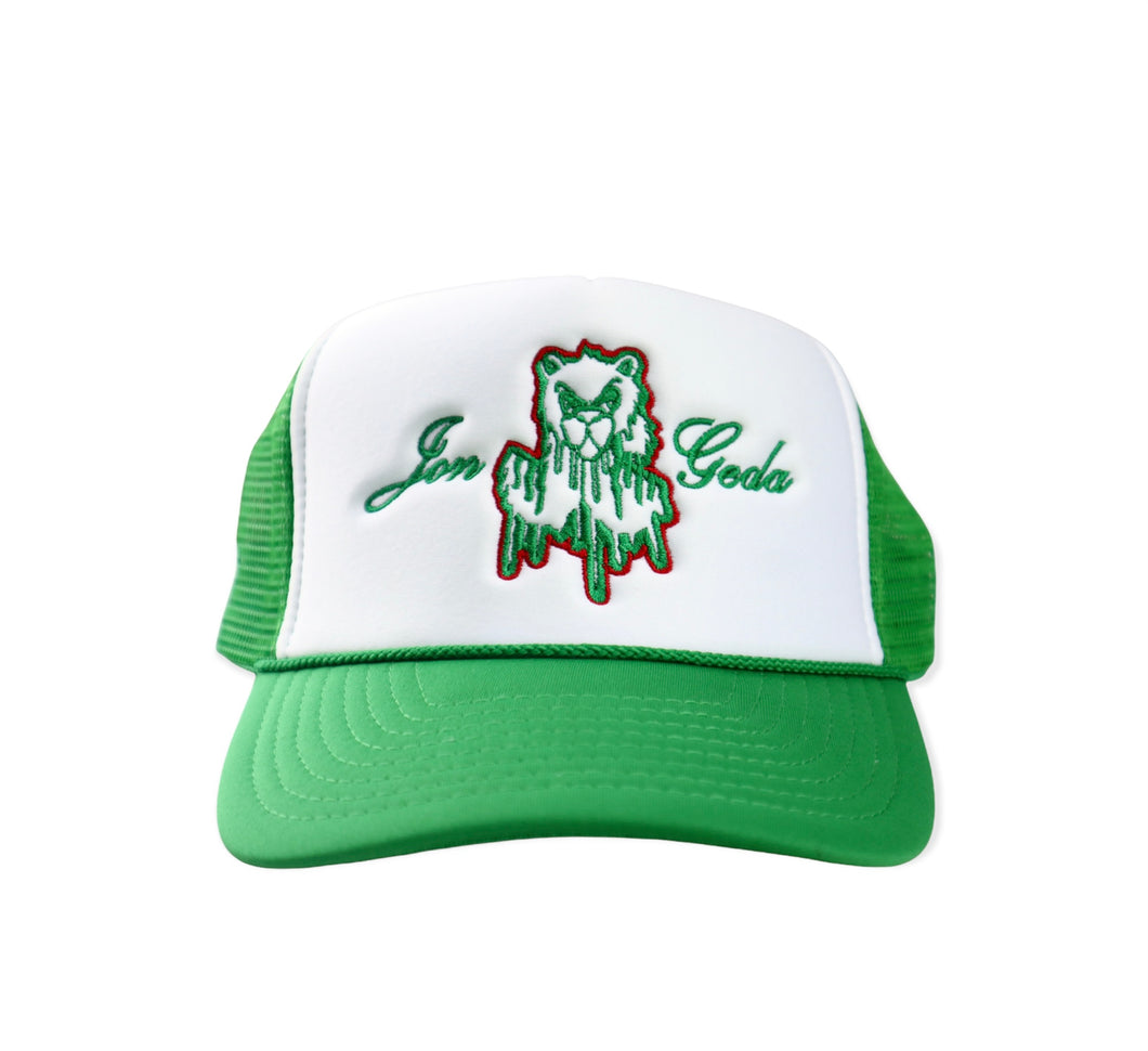 Jon Geda - Lime Green Trucker Hat